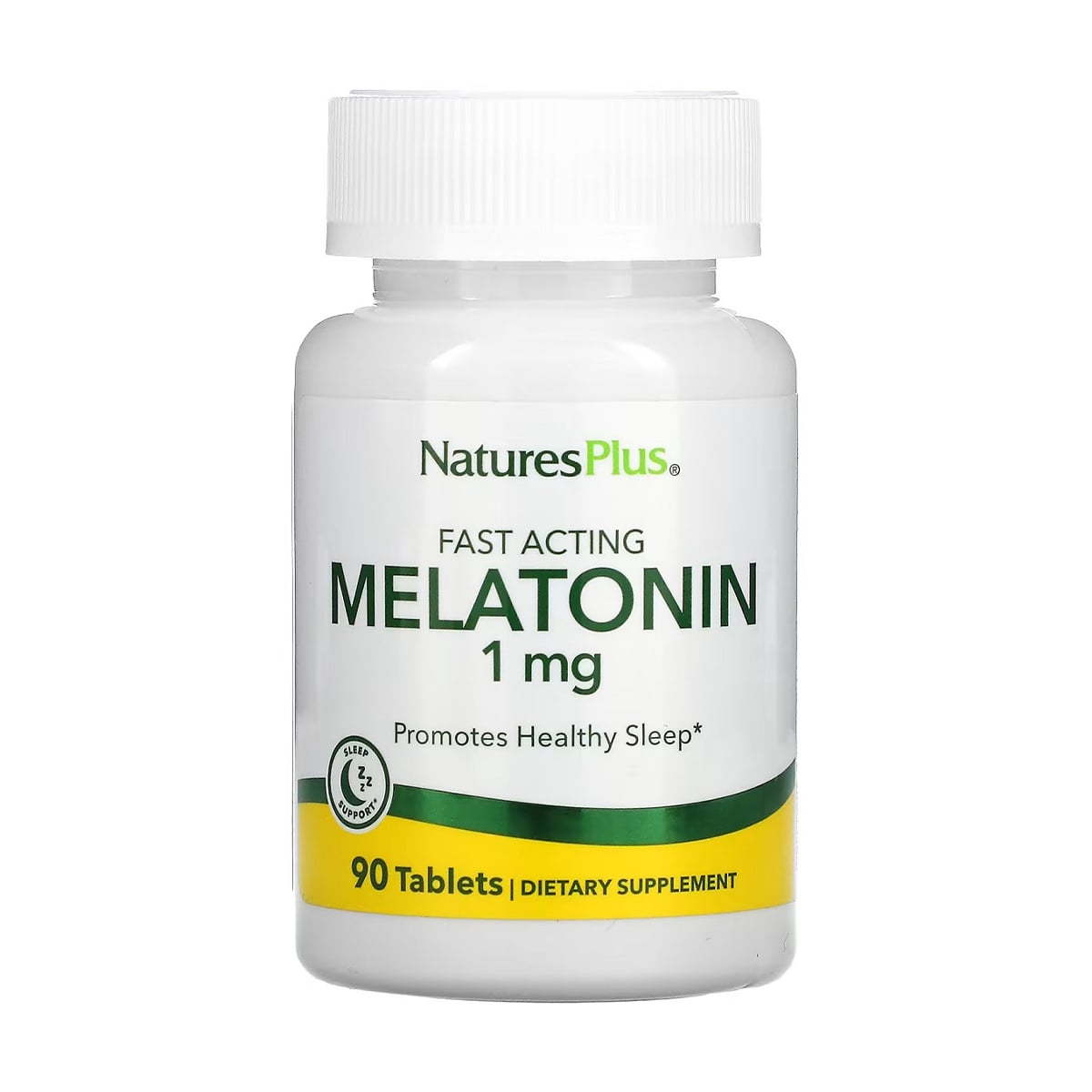 Швидкодіючий мелатонін NaturesPlus Fast Acting Melatonin 1 мг, 90 таблеток